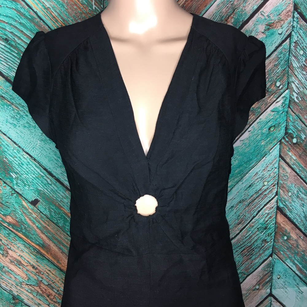 Sandro Ronald Ruffled Twill Mini Dress - Picture 3 of 8